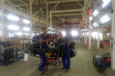 Customer on the site